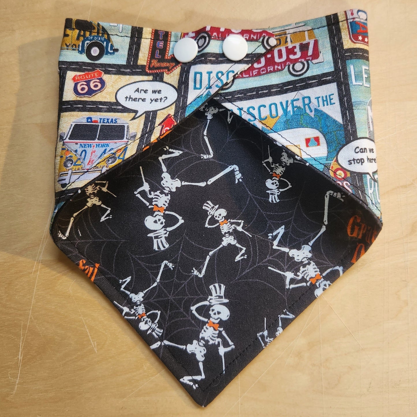 Grateful Dead/Road Trip Reversible Dog Bandana