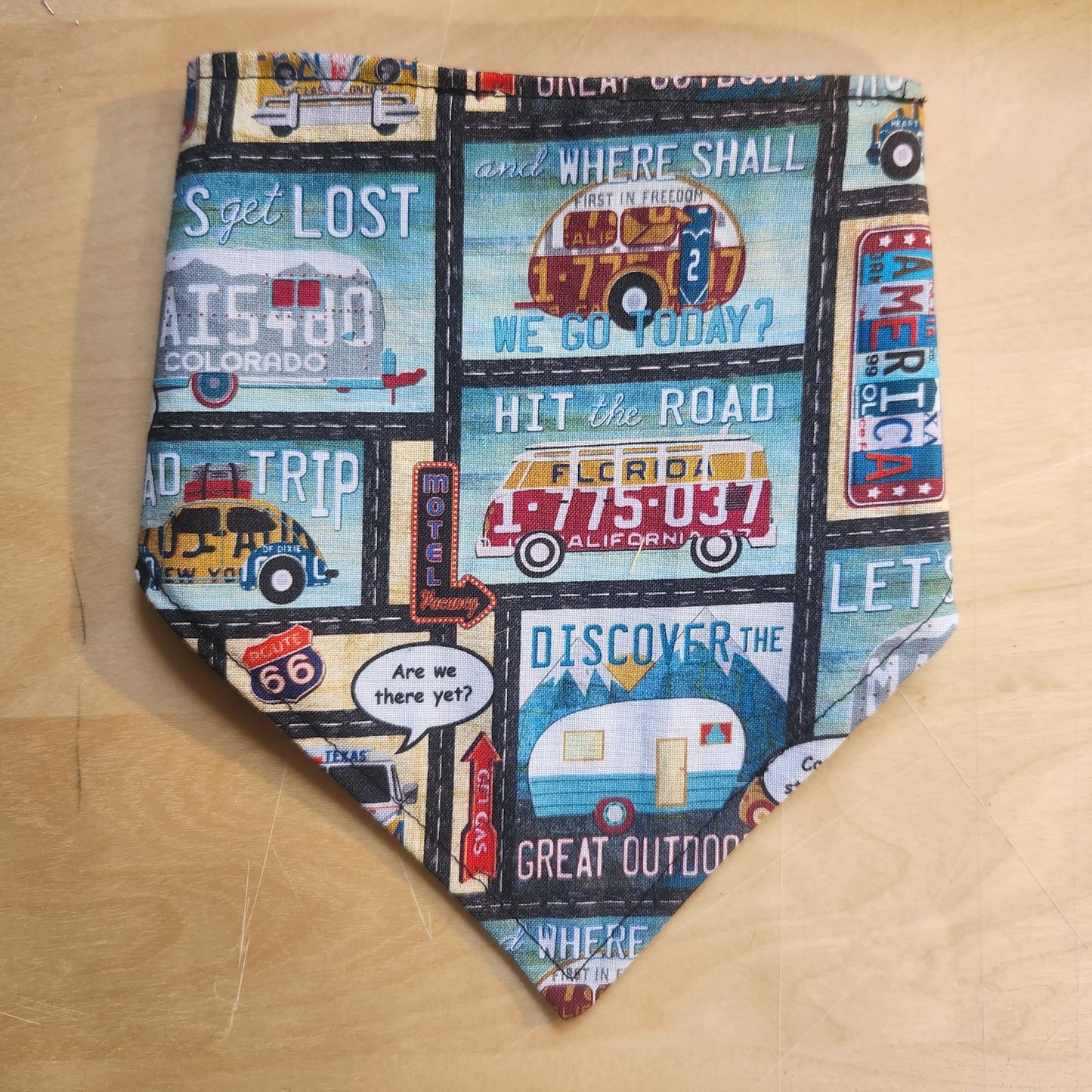 Grateful Dead/Road Trip Reversible Dog Bandana