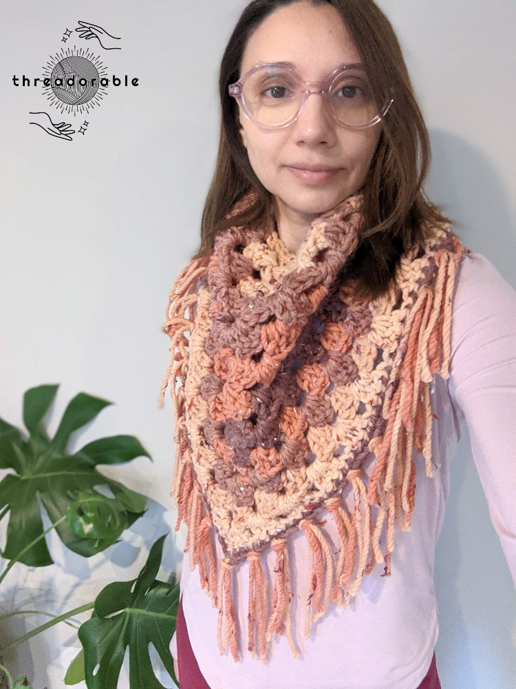 The Mauve Maven Shawl